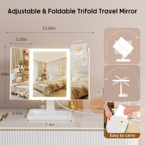 FRANO Makeup Vanity Mirror with Lights