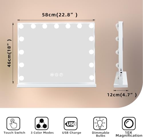 Vanity Mirror with Lights Ultimate Makeup Experience