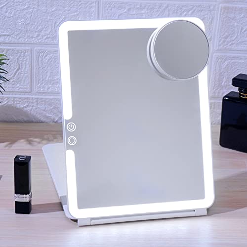 FUNTOUCH 10x75 Portable Travel Makeup Mirror