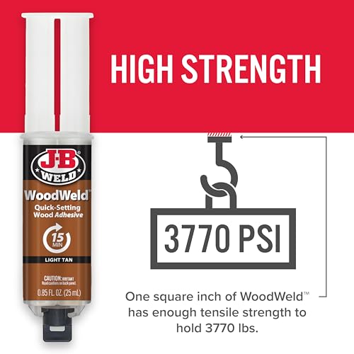 Fast-Setting Epoxy Syringe for Wood Repairs