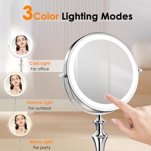 Bright Versatile Large Makeup Mirror Perfect for Grooming