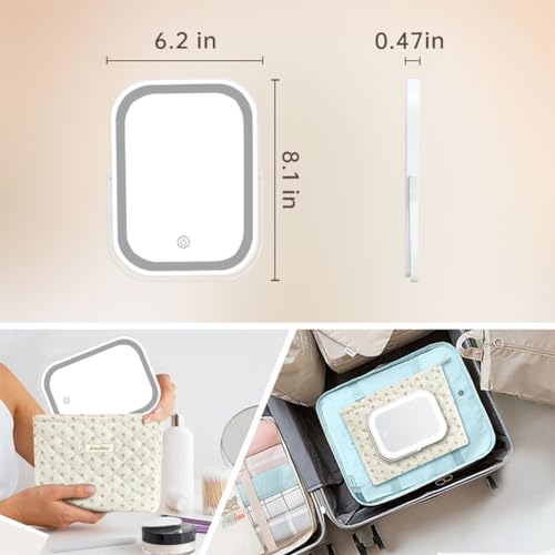 Light Travel Makeup Mirror