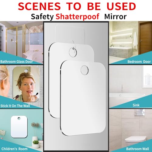 SAFEE MRROR No-Fog Travel Mirror