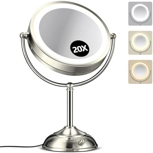 Stylish Large Rechargeable Makeup Mirror with 86 Precision