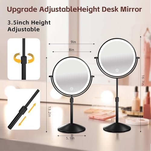 Omobolanle 8-inch LED Makeup Mirror