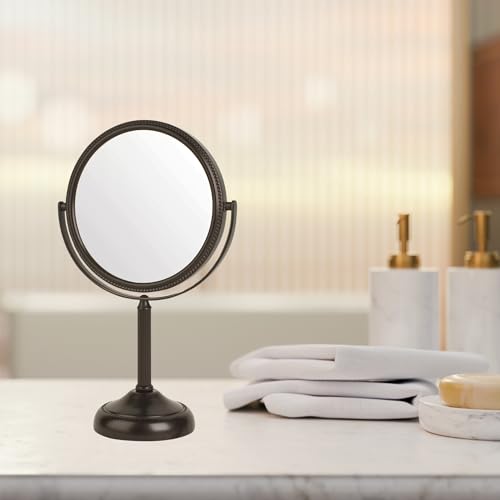 JERDON Two-Sided Makeup Vanity Mirror