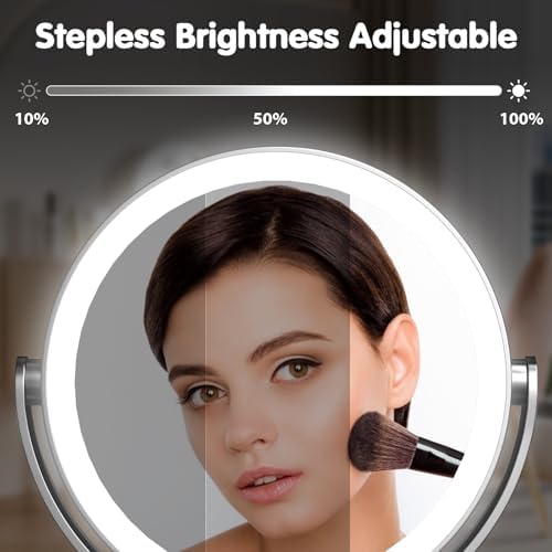 HD Magnifying Mirror with Light