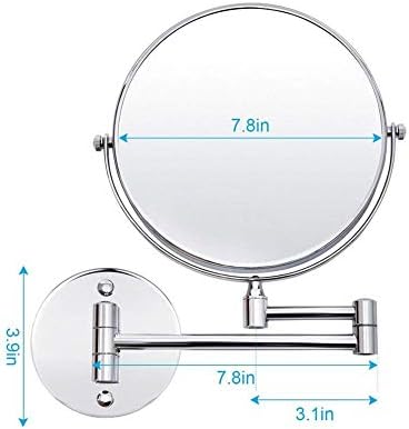 LCARY 3-Piece Travel Round Cosmetic Mirror Set Over-The-Counter