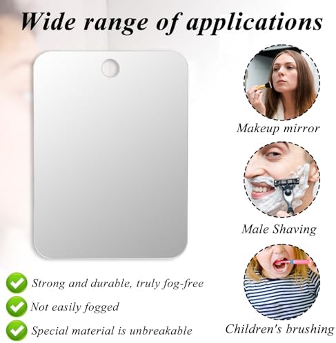 Easy Travel Shower Mirror with Hook