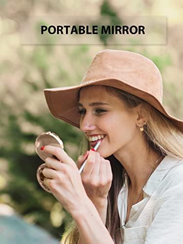 Compact Rose Gold Makeup Mirror