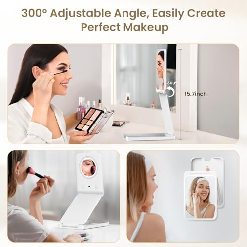 Portable Makeup Mirror wLights