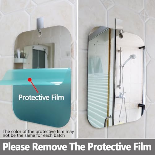 Unbreakable Plastic Hanging Showers 2-Pack for Shaving