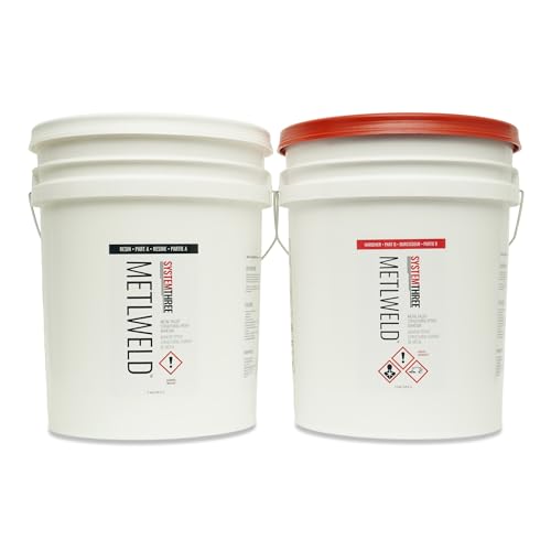 System Three MetlWeld Epoxy Adhesive 10-Gallon Kit waterproof professional bonding
