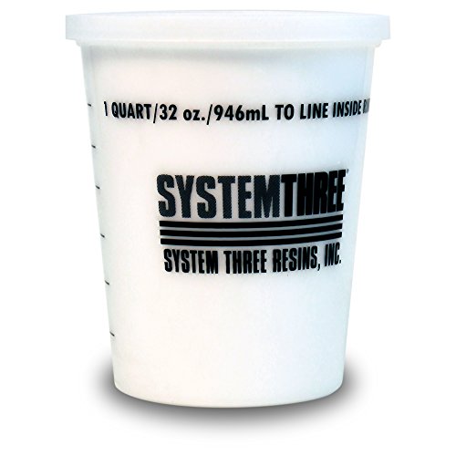 System Three White Glass Microspheres 1 Quart Tub
