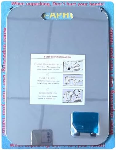 Aphuime fogless shower mirror - Small elegant showermirror