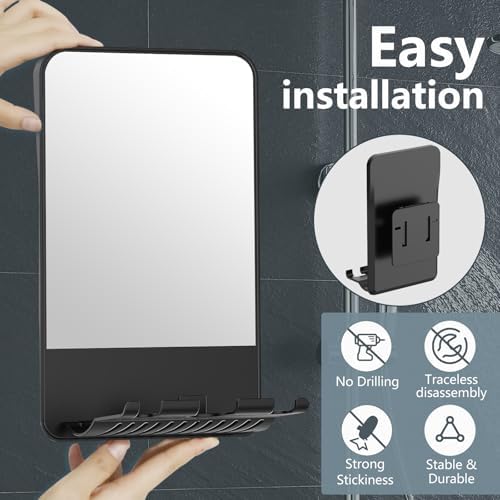 COSMIRROR Shaving Mirror with Razor Storage