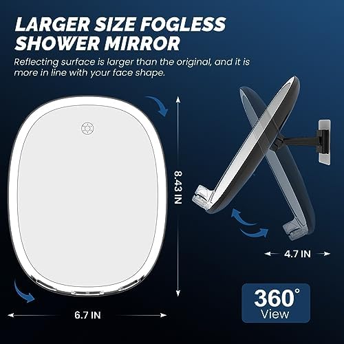 Fog-Free Shower Mirror