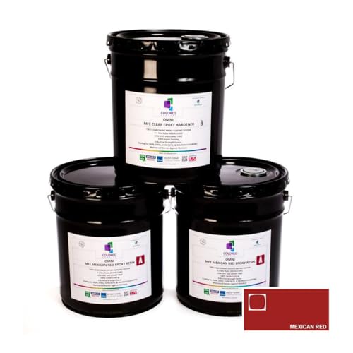 Vibrant Durable Mexican Red Epoxy Resin Coating