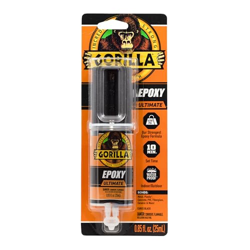 Gorilla Epoxy Ultimate Waterproof 10-Min Set Small Syringe