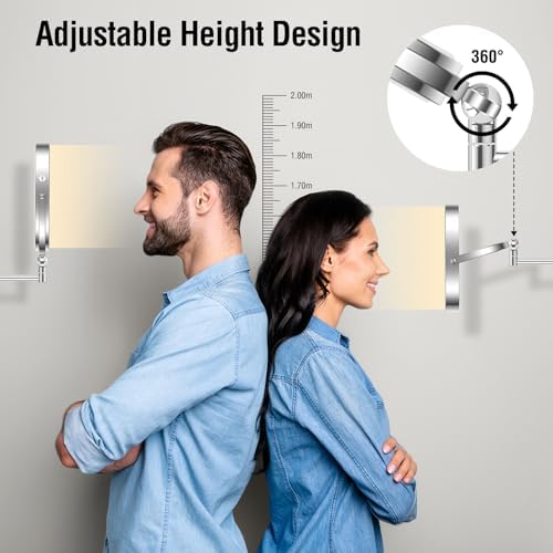 10x Magnifying Wall-Mounted Makeup Mirror