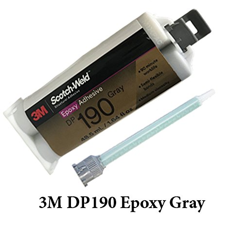 3M Scotch-Weld DP-190 Gray Epoxide Adhesive Hand Plunger Included