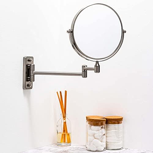 Versatile 7 Wall-Mounted Makeup Mirror with Swivel Design