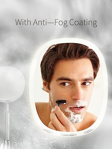 Fogless 360 Shower Mirror with Led Light