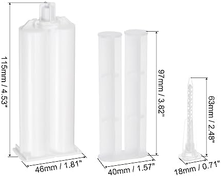 Epoxy Gun Adhesive Cartridge 2-Piece Set