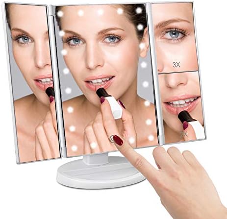 Deweisn Lighted Vanity Mirror with 21 LED 3X magnification