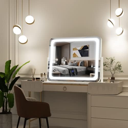 FENNIO 360 Vanity Mirror with 3 Bright Modes - 22x19