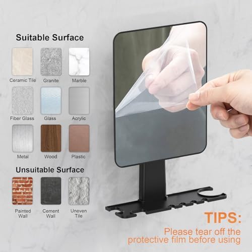 ShowerGlow Effortless Shaving with Fogless Mirror
