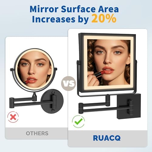 Ruacq Rechargeable Makeup Mirror
