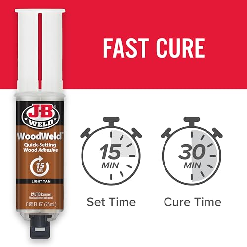 Fast-Setting Epoxy Syringe for Wood Repairs