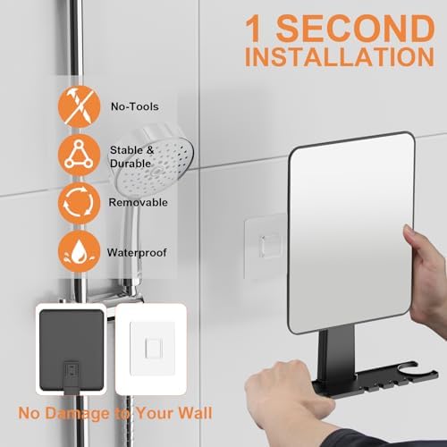 ShowerGlow Effortless Shaving with Fogless Mirror