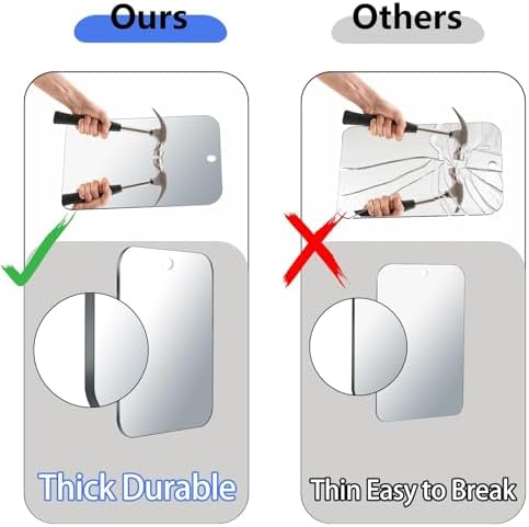 Unbreakable Portable Shower Mirror