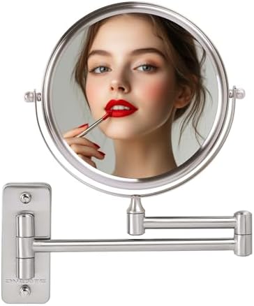 Versatile 7 Wall-Mounted Makeup Mirror with Swivel Design