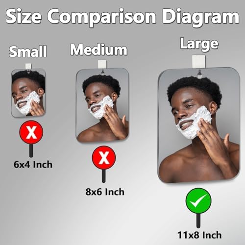 Unbreakable Plastic Hanging Showers 2-Pack for Shaving