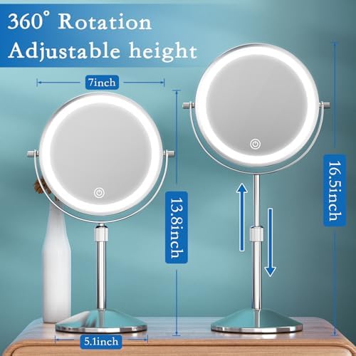 Niuphia Vanity Mirror with Lights 7