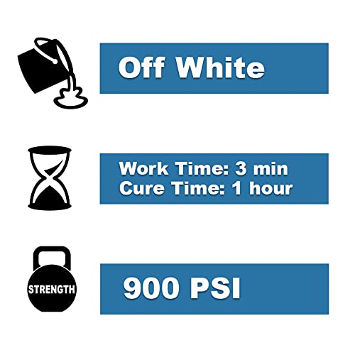 Professional Epoxy Putty - 4 oz Stick Off White