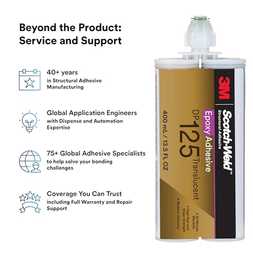 3M Scotch-Weld Epoxy Adhesive Perfect for Wood Metal and More