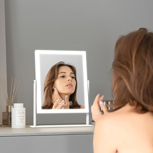 VANITII LED Vanity Mirror with 360-Rotation Smart Lighting