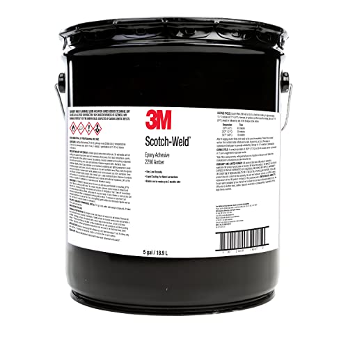 3M Scotch Epoxy Adhesive Amber 5 Gallon
