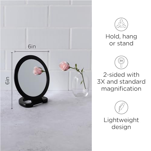 Diane Hand Mirror with Stand