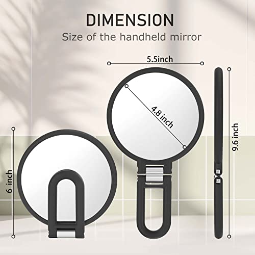 High Magnification Double Sided Mirror for Makeup and Travel
