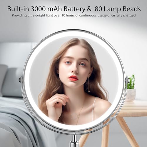 Adjustable Makeup Mirror wLights