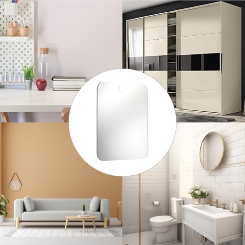 Anti-Fog Travel Shower Mirror - Unbreakable Large Stylish