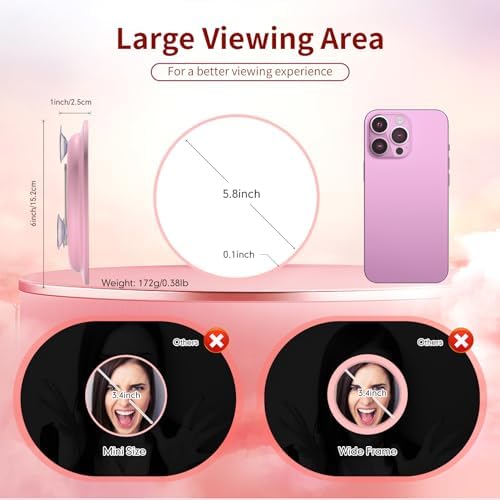 10x Magnifying Mirror for Travel