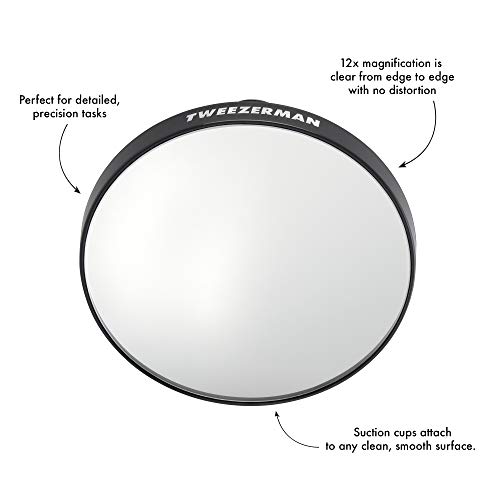 Tweezerman Tweezermate 12xs Magnification Mirror Black