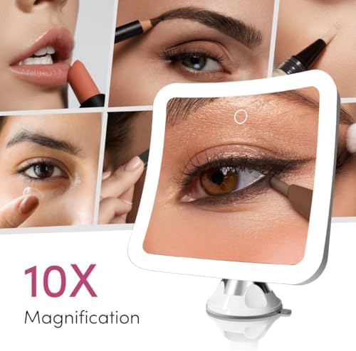 Fancii Rechargeable 10x Magnifying Mirror