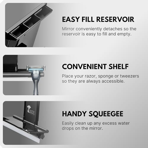 ToiletTree Adjustable vagrancy-Free Shower Mirror